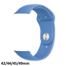 Pulseira Smartwatch Esportiva Lisa 42/44/45/49mm - Azul Aço